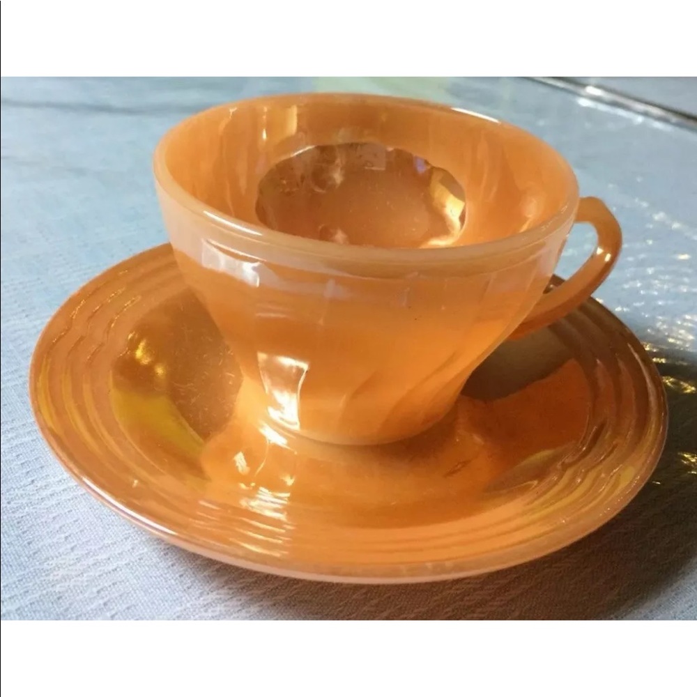 Vintage Anchor Hocking Cup and Saucer